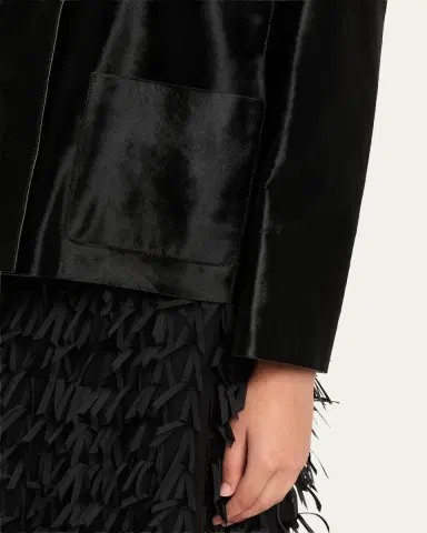 Lafayette 148 New York x The Morning Show Calf Hair Jacket | Thumbnail 5