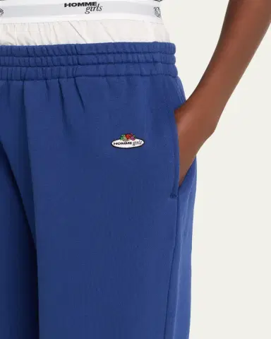 Hommegirls x Fruit Of The Loom Peekaboo Boxer Straight-Leg Ankle Sweatpants | Thumbnail 5