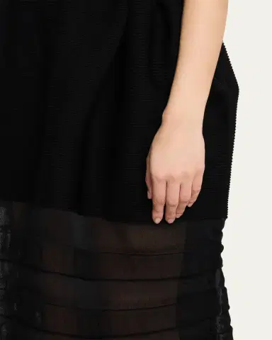Issey Miyake Moving Sheer Knit Maxi Skirt | Thumbnail 5 Issey Miyake Moving Sheer Knit Maxi Skirt | Thumbnail 5