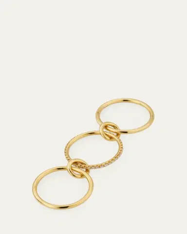Spinelli Kilcollin 18K Yellow Gold Sonny 3 Link Ring | Thumbnail 3
