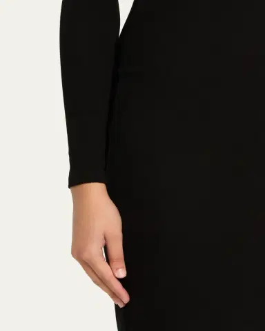 AEXAE Long-Sleeve Knit Midi Dress | Thumbnail 5
