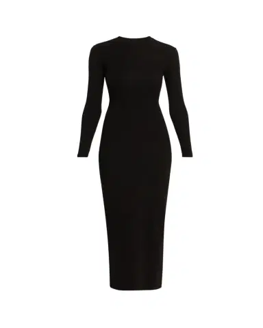 AEXAE Long-Sleeve Knit Midi Dress | Thumbnail 1