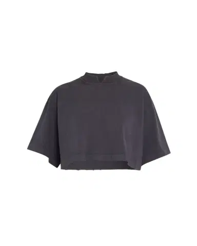 RÙADH The Nessa Distressed Cotton Crop T-Shirt | Thumbnail 1 RÙADH The Nessa Distressed Cotton Crop T-Shirt | Thumbnail 1