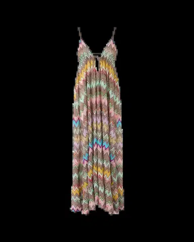 Missoni Metallic-Knit Maxi Coverup Dress | Thumbnail 2