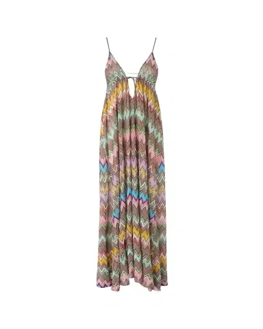 Missoni Metallic-Knit Maxi Coverup Dress | Thumbnail 1
