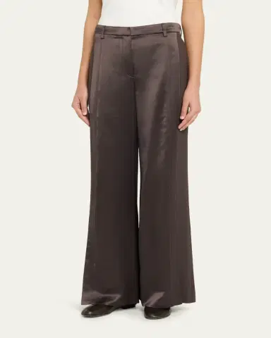 TWP Taite Satin Wide-Leg Pants | Thumbnail 4 TWP Taite Satin Wide-Leg Pants | Thumbnail 4