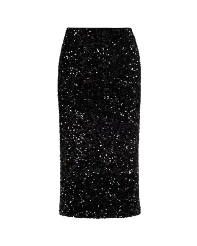 Vince Sequined Velvet Midi Skirt | Thumbnail 1