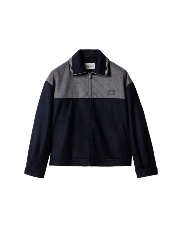 Brushed Wool-Cashmere Zip Jacket