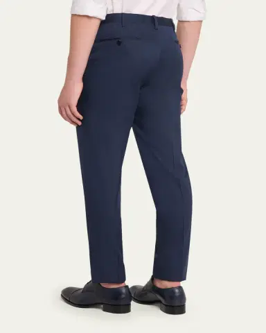 Cesare Attolini Men's Cotton-Wool Twill Pants | Thumbnail 3 Cesare Attolini Men's Cotton-Wool Twill Pants | Thumbnail 3