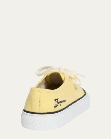 Jacquemus Les Fefe Canvas Low-Top Boat Sneakers | Thumbnail 2 Jacquemus Les Fefe Canvas Low-Top Boat Sneakers | Thumbnail 2