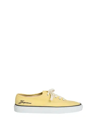Jacquemus Les Fefe Canvas Low-Top Boat Sneakers | Thumbnail 1 Jacquemus Les Fefe Canvas Low-Top Boat Sneakers | Thumbnail 1