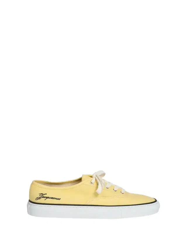 Jacquemus Les Fefe Canvas Low-Top Boat Sneakers