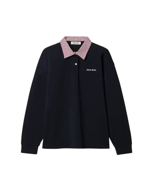 Embroidered Logo Cotton Piqué Polo hirt