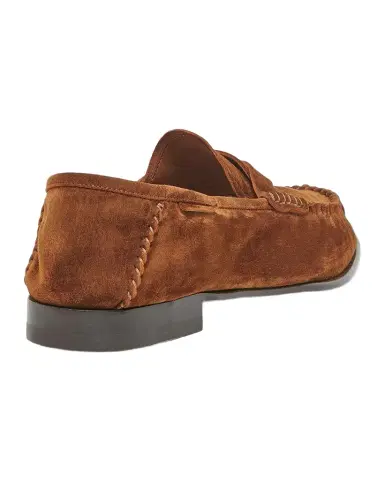 Tom Ford Men's Ripley Suede Twist-Strap Loafers | Thumbnail 1 Tom Ford Men's Ripley Suede Twist-Strap Loafers | Thumbnail 1