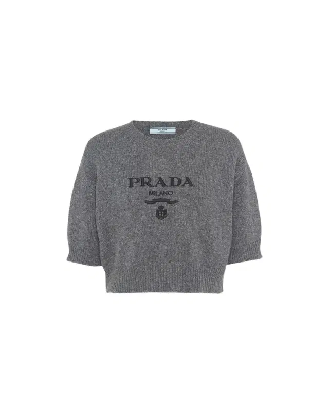 Logo Cashmere Wool Shirt