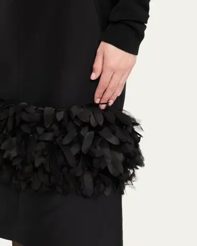 TOTEME Petal Embellished Pencil Skirt | Thumbnail 5 TOTEME Petal Embellished Pencil Skirt | Thumbnail 5