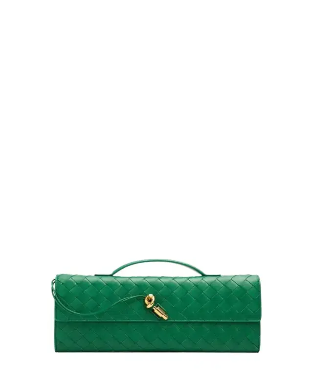 Bottega Veneta Long Andiamo Clutch Bag with Handle