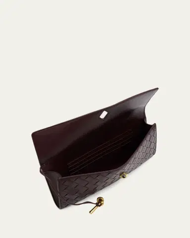 Bottega Veneta Long Andiamo Clutch Bag with Handle | Thumbnail 12