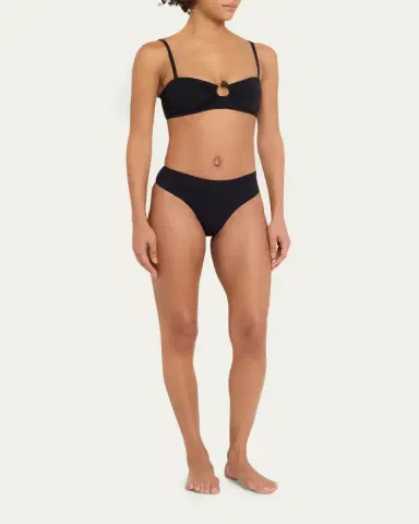 Ulla Johnson Dani Mid-Rise Bikini Bottoms | Thumbnail 2