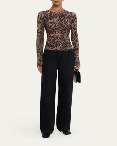 Rag & Bone Luca Long-Sleeve Leopard Tee | Thumbnail 2 Rag & Bone Luca Long-Sleeve Leopard Tee | Thumbnail 2