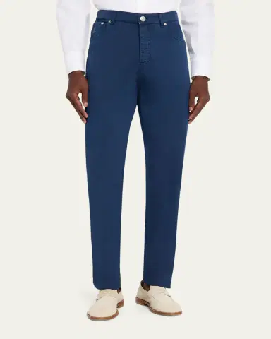 Brunello Cucinelli Men's Italian-Fit Denim Five-Pocket Pants | Thumbnail 12 Brunello Cucinelli Men's Italian-Fit Denim Five-Pocket Pants | Thumbnail 12