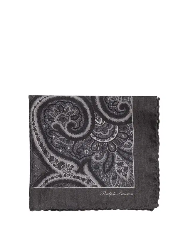 Paisley Cashmere-Silk Pocket Square