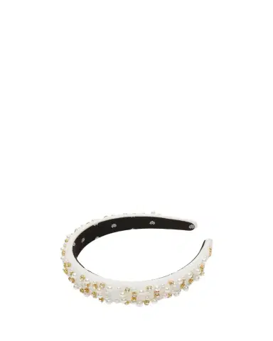 Lele Sadoughi Charlotte Faux Pearl Sprinkle Headband | Thumbnail 1