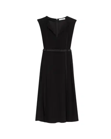 Max Mara Sleeveless Belted Midi Dress | Thumbnail 1