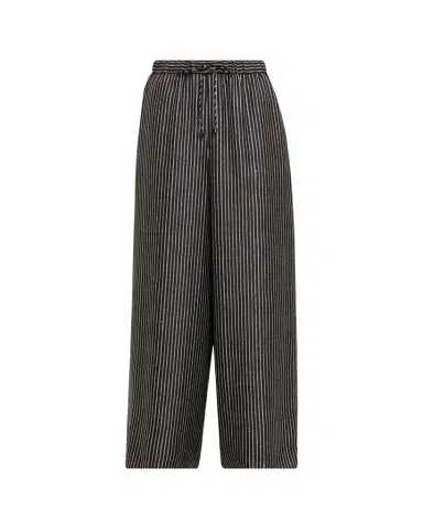 Max Mara Rope Pinstripe Wide-Leg Pull-On Pants | Thumbnail 1