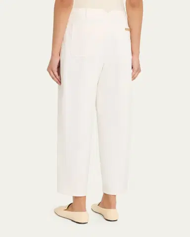 Max Mara Pleated Barrel-Leg Ankle Pants | Thumbnail 3 Max Mara Pleated Barrel-Leg Ankle Pants | Thumbnail 3