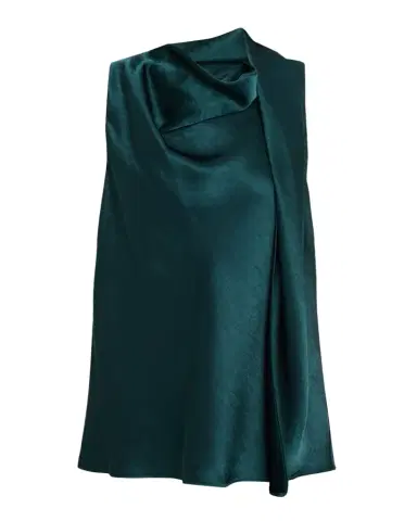 Vince Sleeveless Satin Scarf Top | Thumbnail 1