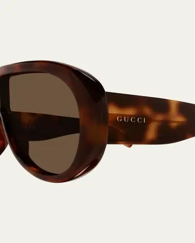 Gucci 99mm Acetate Shield Sunglasses | Thumbnail 3 Gucci 99mm Acetate Shield Sunglasses | Thumbnail 3