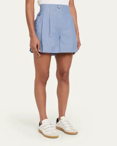 Moncler Chambray Shorts | Thumbnail 4 Moncler Chambray Shorts | Thumbnail 4