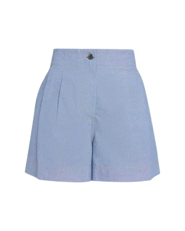 Chambray Shorts