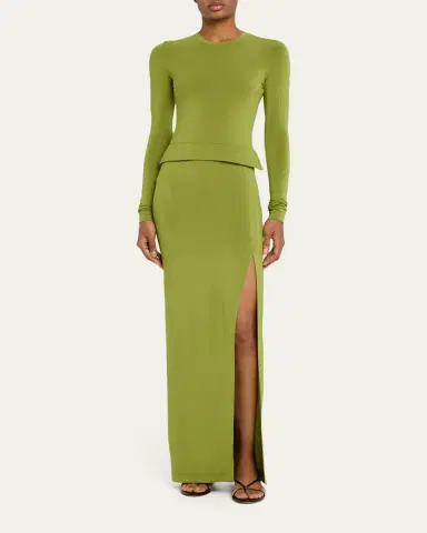 Nanushka Shada Long-Sleeve Knit Dress | Thumbnail 2