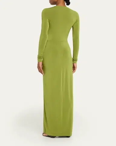 Nanushka Shada Long-Sleeve Knit Dress | Thumbnail 3
