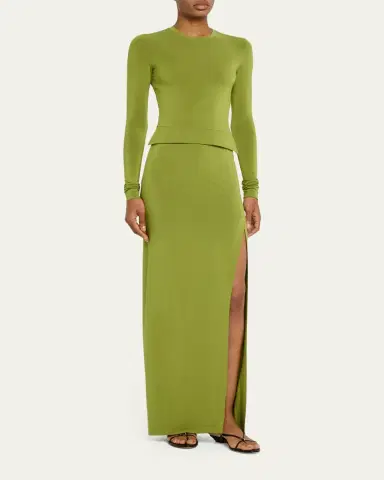Nanushka Shada Long-Sleeve Knit Dress | Thumbnail 4