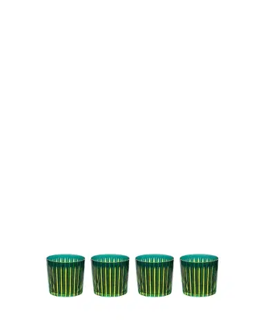 L'Objet Prism 13 oz. Double Old-Fashioned Glasses, Set of 4 | Thumbnail 1