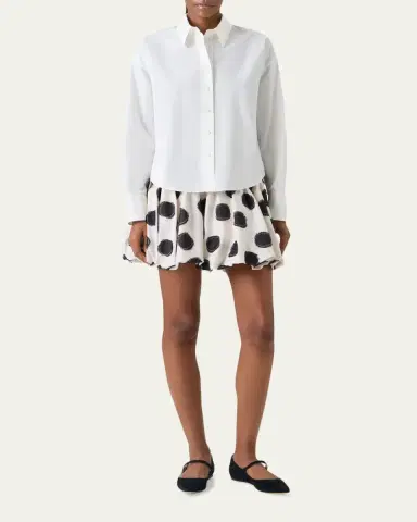 Akris punto Cotton Poplin Button-Down Shirt | Thumbnail 2 Akris punto Cotton Poplin Button-Down Shirt | Thumbnail 2