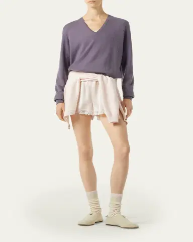 Loro Piana Sergio V-Neck Cashmere Sweater | Thumbnail 2
