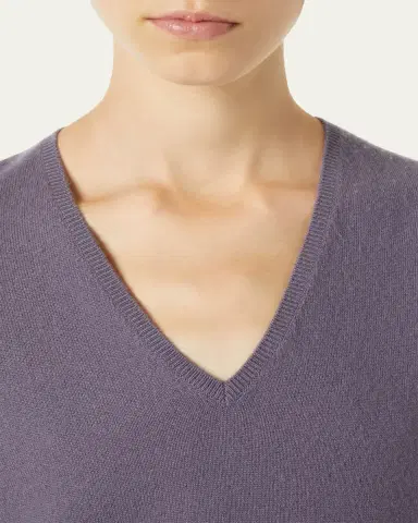 Loro Piana Sergio V-Neck Cashmere Sweater | Thumbnail 5