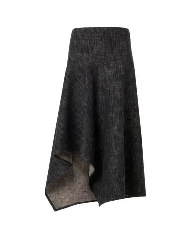 Akris punto Washed Heavyweight Cotton Denim Midi Skirt | Thumbnail 1 Akris punto Washed Heavyweight Cotton Denim Midi Skirt | Thumbnail 1