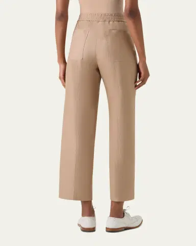 Akris Cotton Gabardine Straight Leg Fritz Pants | Thumbnail 3 Akris Cotton Gabardine Straight Leg Fritz Pants | Thumbnail 3