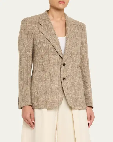 Loro Piana Hedland Single-Breasted Jacket | Thumbnail 4 Loro Piana Hedland Single-Breasted Jacket | Thumbnail 4