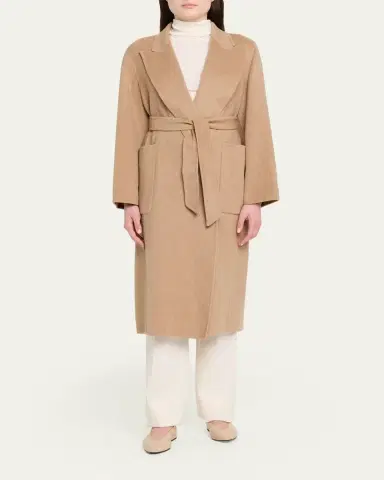 Max Mara Belted Wool Coat | Thumbnail 2 Max Mara Belted Wool Coat | Thumbnail 2