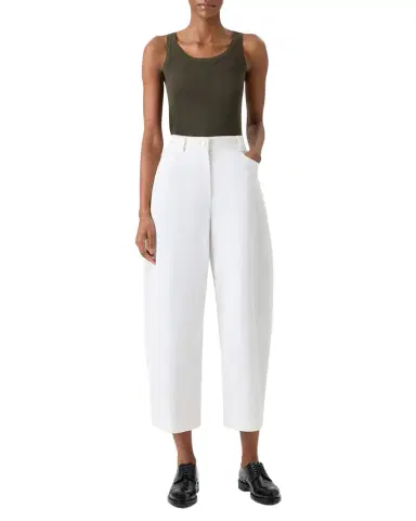 Akris punto Cotton Rib Scoop-Neck Tank Top | Thumbnail 1