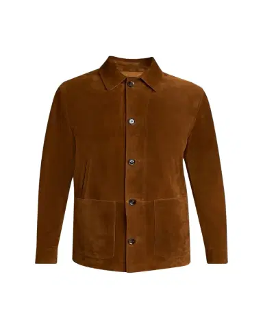 Brioni Men's Suede Desert Jacket | Thumbnail 1 Brioni Men's Suede Desert Jacket | Thumbnail 1