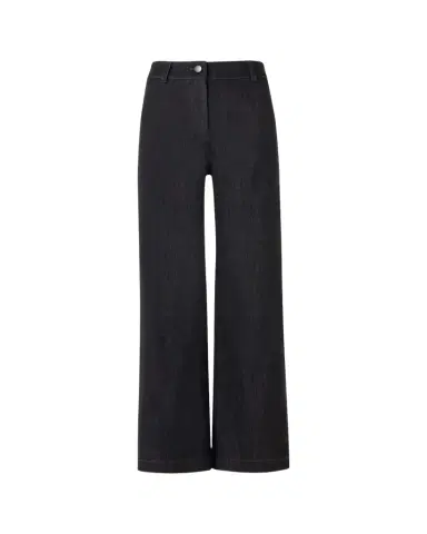 Akris punto Caia High-Stretch Denim Straight-Leg Crop Pants | Thumbnail 1 Akris punto Caia High-Stretch Denim Straight-Leg Crop Pants | Thumbnail 1