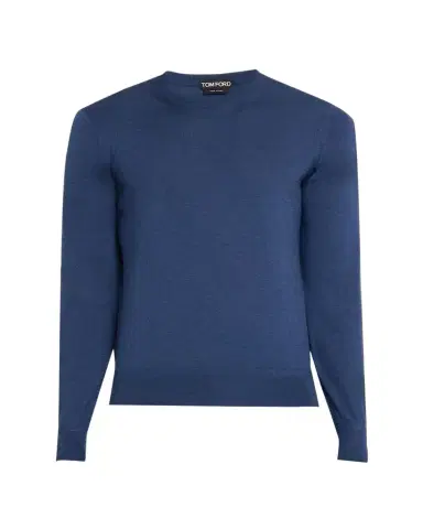 Tom Ford Men's Fine Gauge Cashmere-Blend Sweater | Thumbnail 1