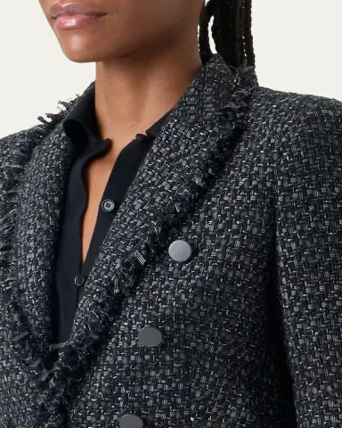 Akris punto Salt and Pepper Tweed Jacket | Thumbnail 5 Akris punto Salt and Pepper Tweed Jacket | Thumbnail 5